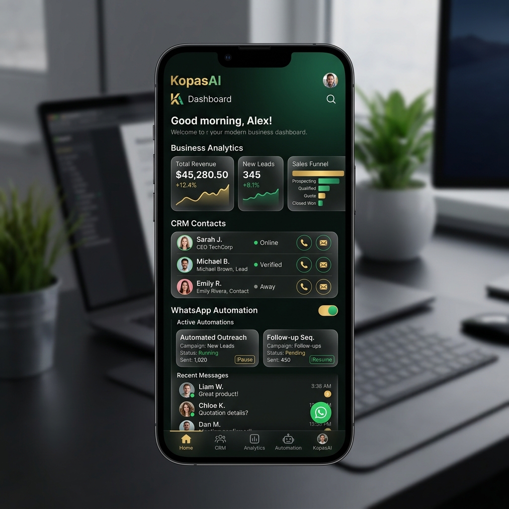 KopasAI App Interface